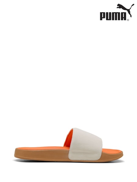 Puma White Leadcat 2.0 Palermo Foil Slides (W36015) | INR 6,911