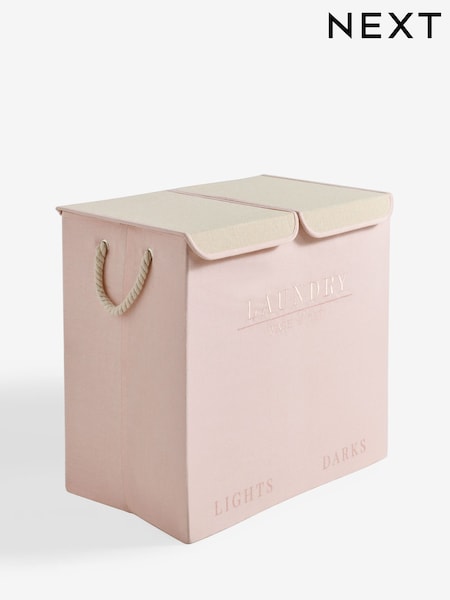 Pink Country Laundry Sorter Basket (W36028) | €39