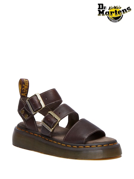 Dr. Martens Dark Brown Gryphon Sandals (W36254) | 8,411 UAH