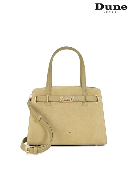 Dune London Green Dinidefine Medium Belted Tote Bag (W36361) | €177