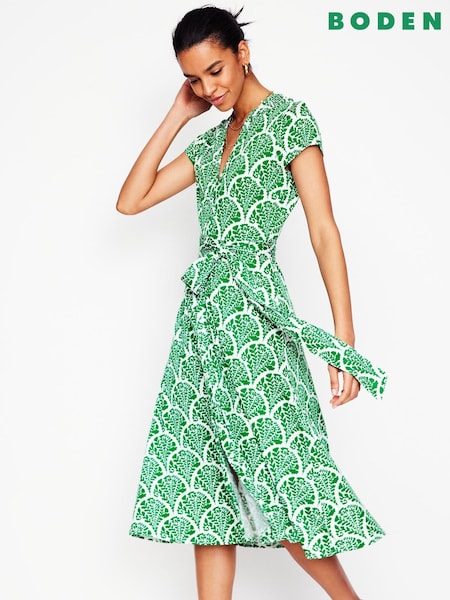 Boden Green Sara Jersey Shirt Dress (W36459) | €133