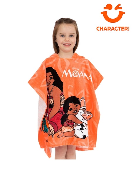 Character Orange Moana 2 Towel 100% Cotton Poncho (W36483) | 89 QAR