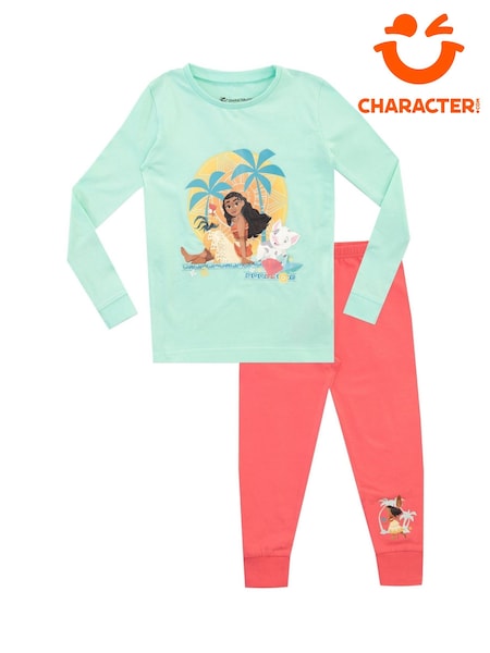Character Pink Snuggle Fit Disney Moana Peppermint Pyjamas (W36485) | €23