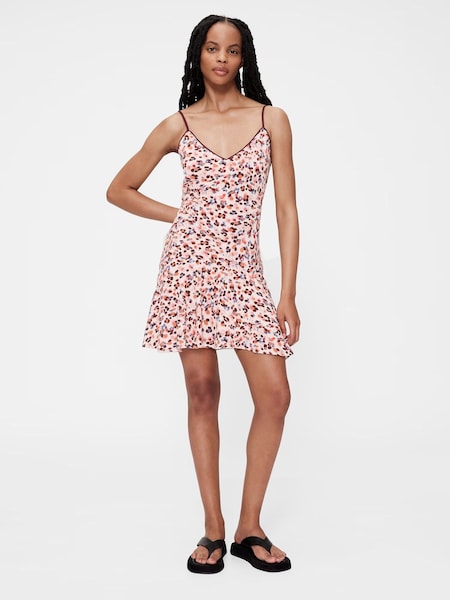 GapStudio Pink Print Print V-Neck Slip Mini Dress (W36509) | €110