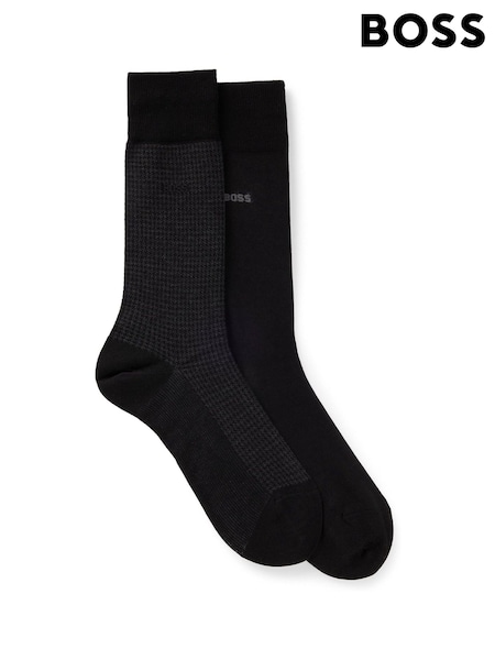 BOSS Black 2P Houndstooth MC Socks (W36717) | €28