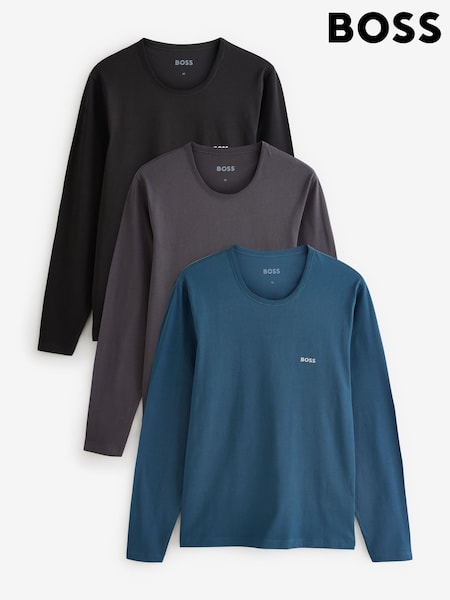 BOSS Black Classic Long Sleeve T-Shirts 3 Pack (W36755) | €83