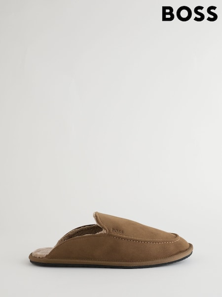 BOSS Brown Lined Mules (W36804) | €126