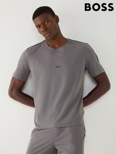 BOSS Grey Regular Fit Unique Logo T-Shirt (W36835) | €69