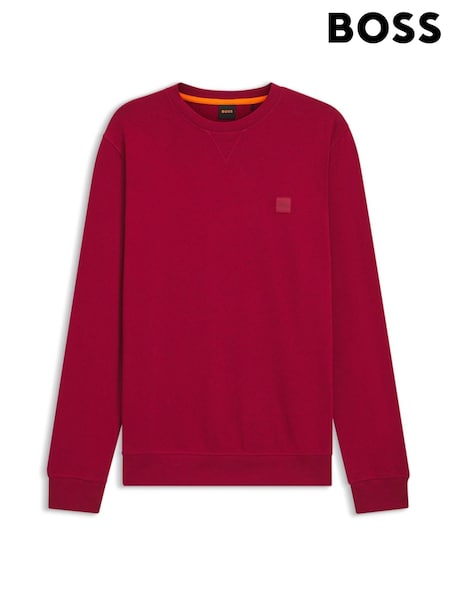 BOSS Red Westart Crew Neck Logo Sweat Tops (W36851) | €131