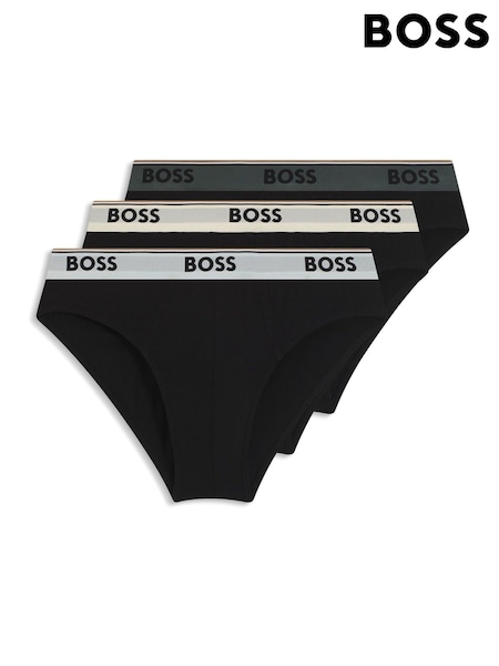 BOSS Black Power Logo Briefs 3 Pack (W36856) | €56