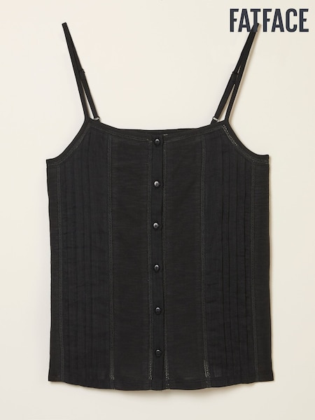 FatFace Luna Black Cami Top (W36865) | R$ 315