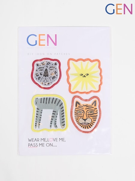 GEN Orange Iron On Animal Badges (W36985) | 601 UAH