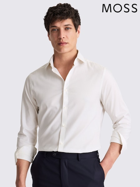 MOSS Slim Fit Off Dobby Stretch Shirt (W37209) | 2 403 грн