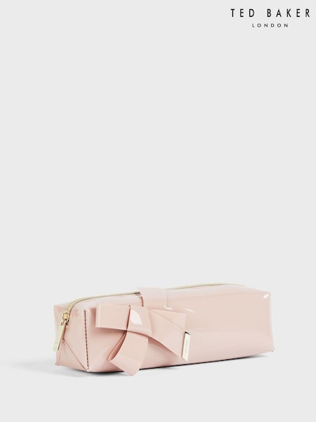 Ted Baker Pink Nikara Knot Bow Brush Case (W37271) | €32