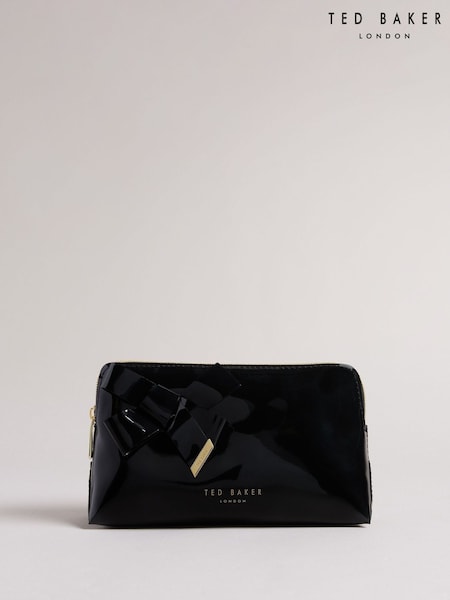 Ted Baker Black Nicolai Knot Bow Makeup Bag (W37272) | R$ 295