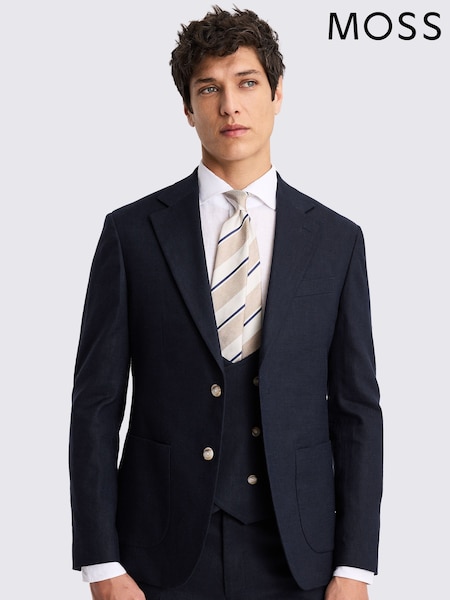 MOSS Slim Fit Matte Linen Jacket (W37277) | 11 355 грн