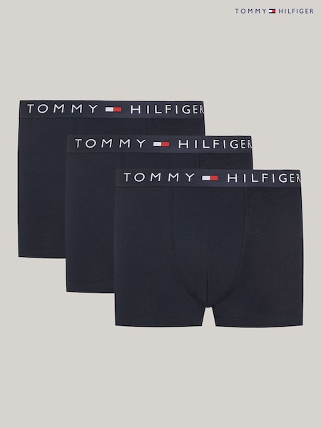 Tommy Hilfiger Original Logo Waistband Trunks 3 Pack (W37427) | ‏239 د.إ.‏