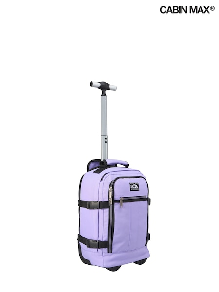 Lila - Cabin Max Metz Underseat Hybrid Trolley Bag and Backpack 20 Litre (W37797) | 62 €