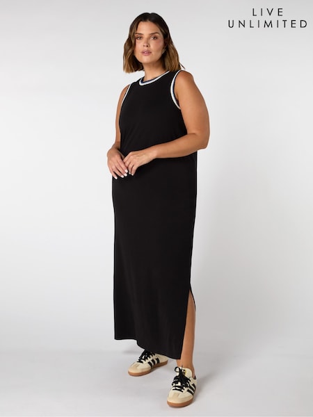 Live Unlimited Black Crochet Trim Dress (W38051) | €99
