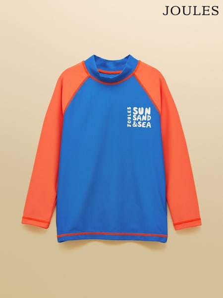 Joules Boys' Blue & Orange Sunsafe Swim Vest (W38103) | Mex$495 - Mex$560