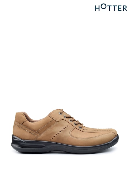 Hotter Brown Regular Fit Lance Lace-Up Shoes (W38119) | €126