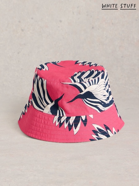 White Stuff Pink Printed Bucket Hat (W38323) | €25
