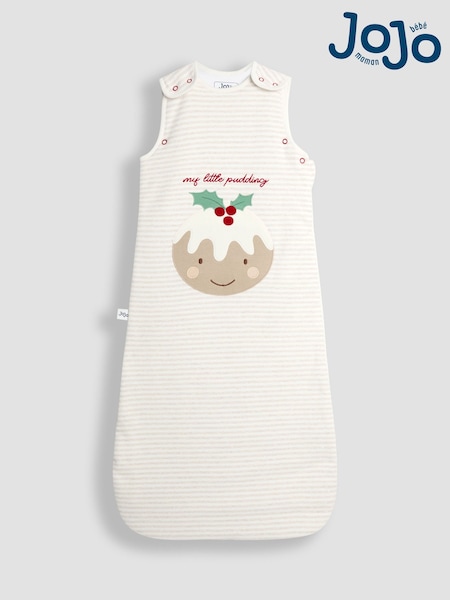 JoJo Maman Bébé Natural Little Pudding Appliqué Sleeping Bag (W38471) | €42