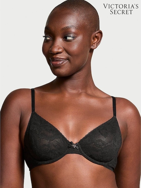 Victoria's Secret Black Invisible Lift Lace Bra (W39298) | €44