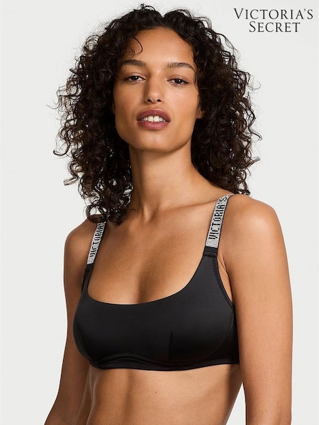 Victoria's Secret Black Shine Strap Bralette (W39307) | €36