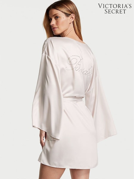 Victoria's Secret White Satin Short Robe (W39533) | €75