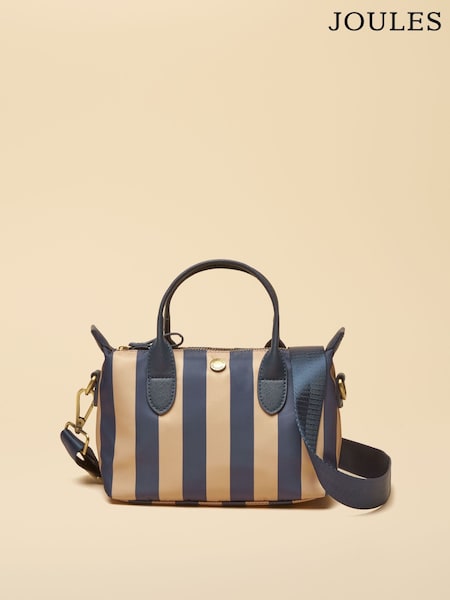 Joules Edie Brown/Navy Mini Cross Body Bag (W39679) | AED186