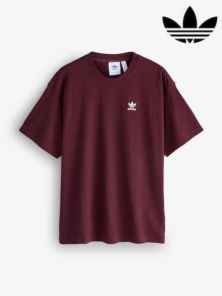 adidas Originals Maroon Red T-Shirt (W39729) | €33