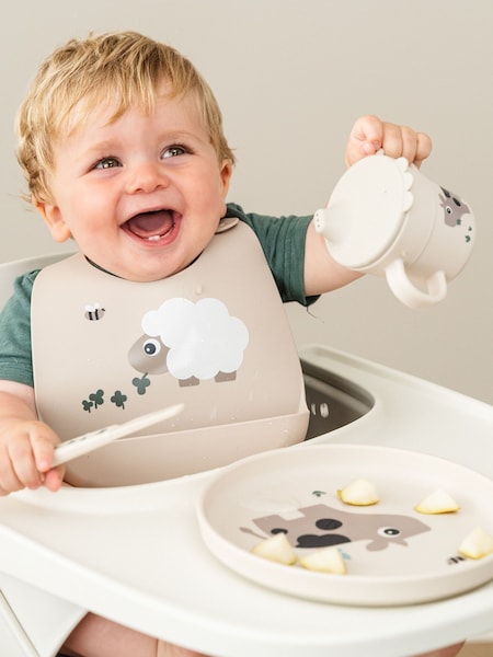 Done by Deer Natural Silicone Bib Sheepy (W40204) | €13.50