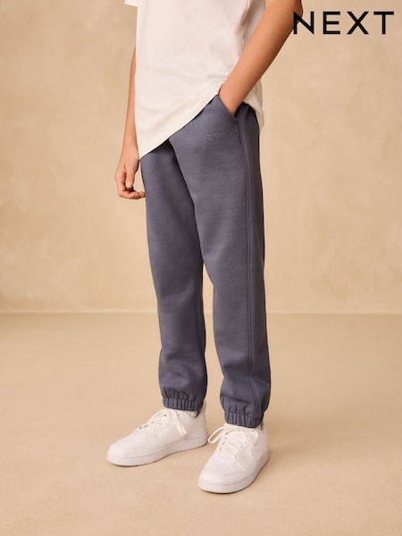 Mid Blue Premium Regular Fit Joggers (3-16yrs) (W40399) | R$ 120 - R$ 165
