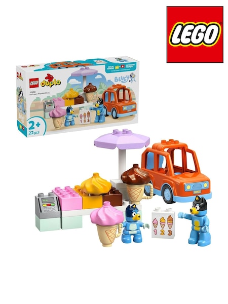LEGO DUPLO Bluey Ice Cream Trip with Bluey Toddler Toy 10458 (W40483) | €38