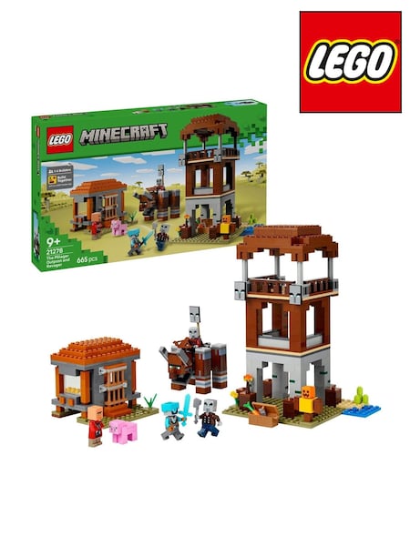 LEGO Minecraft The Pillager Outpost and Ravager Gamer Building Toy Gift 21278 (W40504) | 117 €