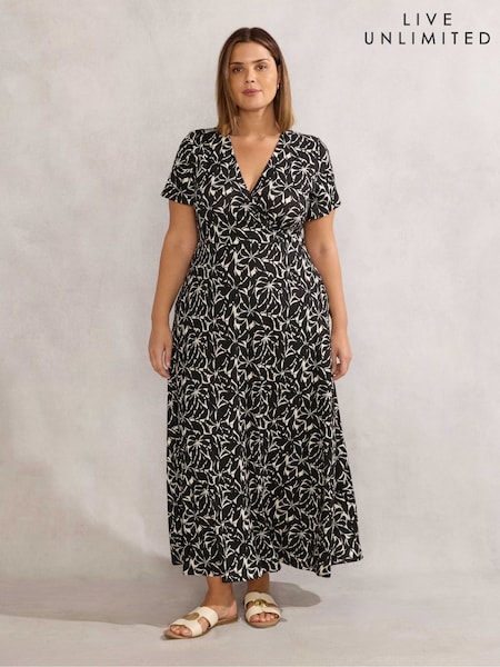 Live Unlimited Curve Mono Polka Dot Pleat Blouse (W40699) | 92 €