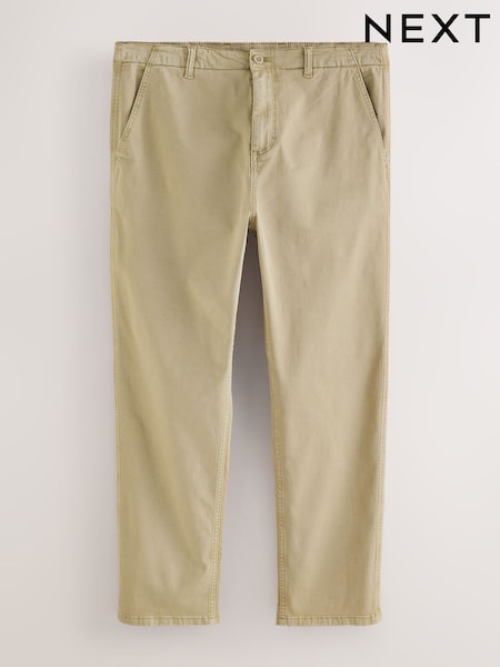 Stone Regular Tapered Fit Authentic Sunbleached Trousers (W40747) | €42