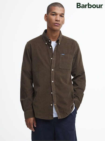 Barbour® Brown Ramsey Cord Shirt (W40810) | €102