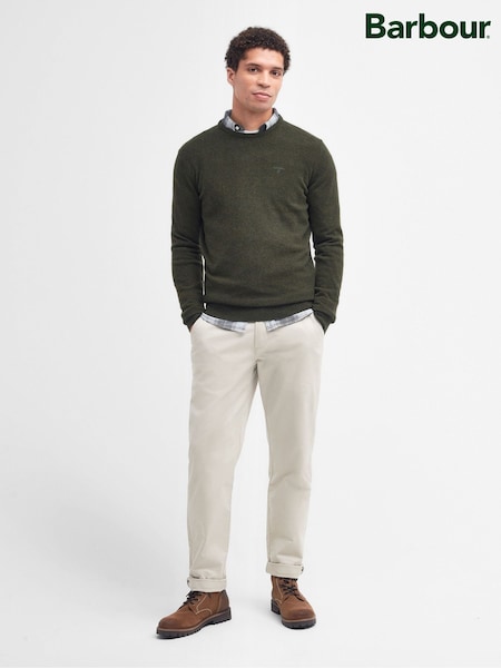 Barbour® Seaweed Lambswool Crew Neck Jumper (W40820) | €102