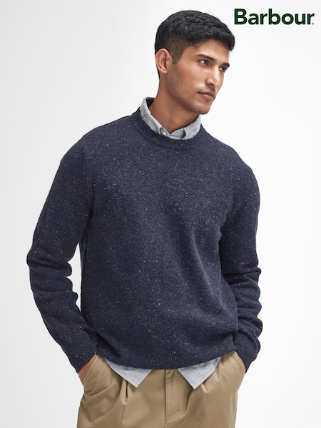 Barbour® Navy Tainsbury Crew Neck Sweater (W40822) | €114