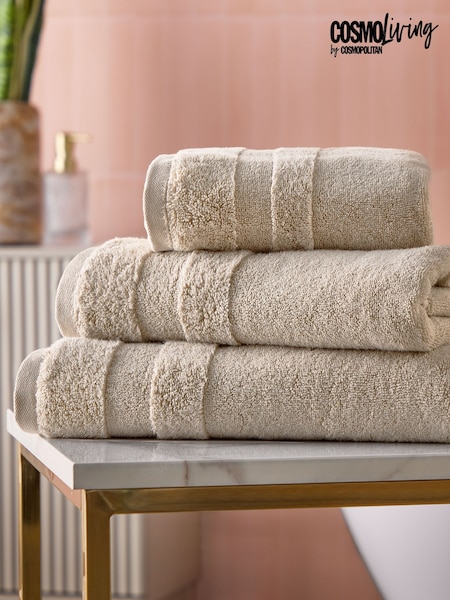 Cosmo Living 6 Pack Natural Supersoft Towel Bale (W40905) | €89