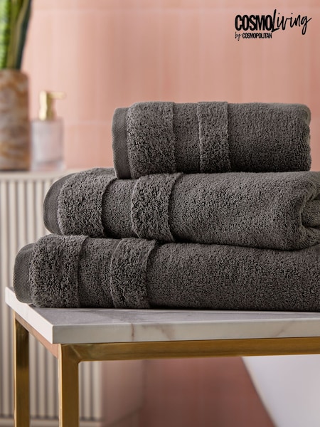 Cosmo Living 6 Pack Charcoal Supersoft Towel Bale (W40913) | €89