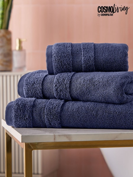 Cosmo Living 6 Pack Navy Supersoft Towel Bale (W40920) | €89