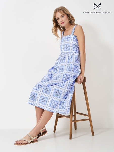 Crew Clothing Blue Paloma Strappy Dress (W40958) | AZN 188
