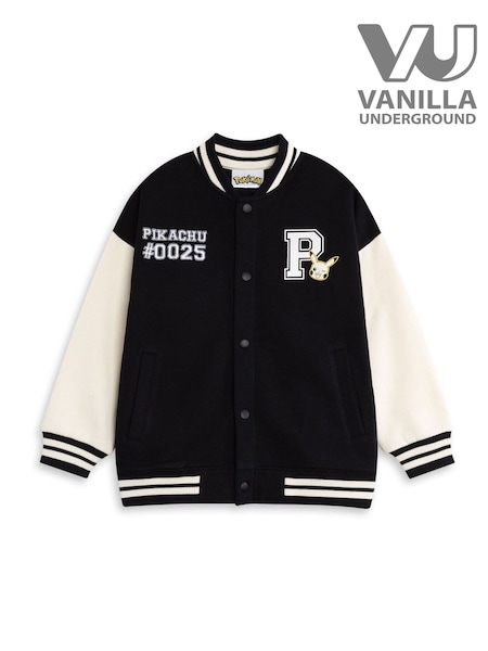 Vanilla Underground Black Boys Pokemon Pikachu Bomber Jacket (W40971) | €42