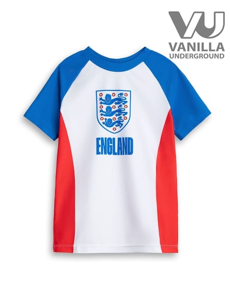 Vanilla Underground White England Boys White Rash Vest (W40979) | €21