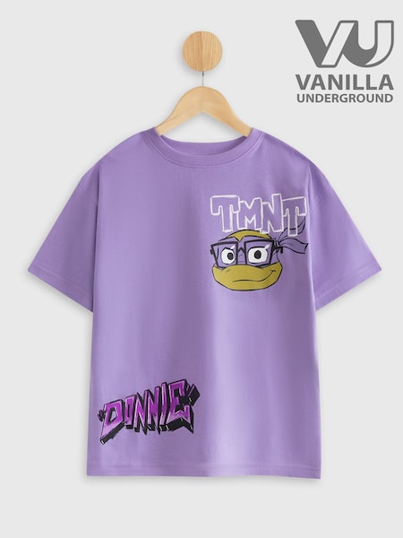 Vanilla Underground Purple Boys Teenage Mutant Ninja Turtles Donnie Short Sleeved T-Shirt (W40986) | €19