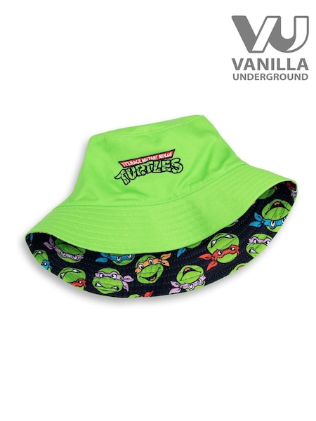 Vanilla Underground Green Boys Teenage Mutant Ninja Turtles Reversible Bucket Hat (W41010) | €17.50