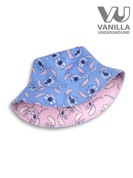 Vanilla Underground Multi Girls Disney Lilo & Stitch Reversible Bucket Hat (W41027) | ₪88